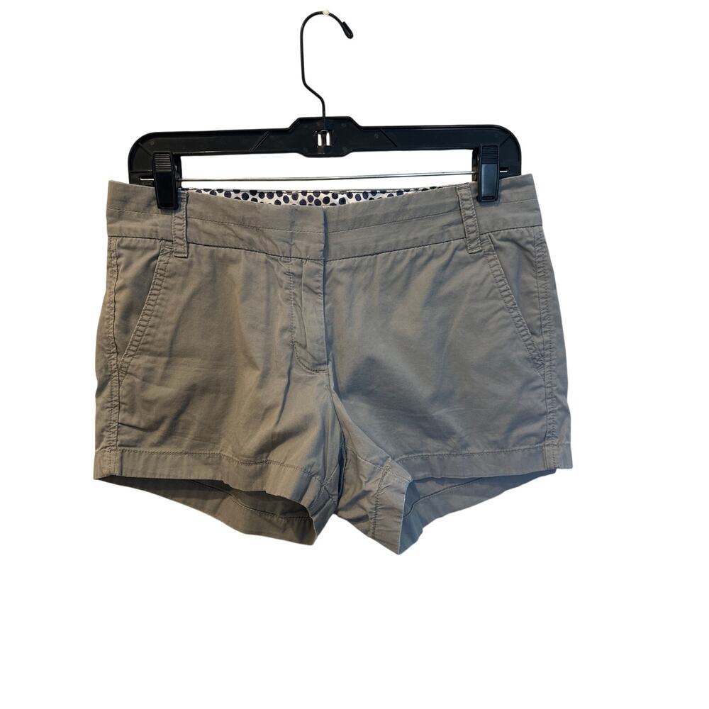 Women’s J. Crew Chino Taupe Shorts  Size 4